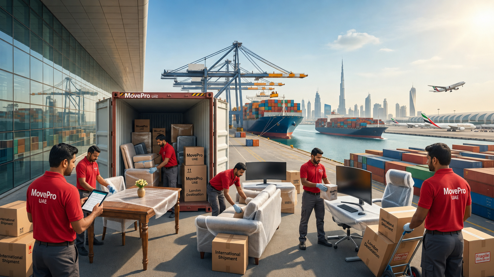 Professional villa relocation service completed by MovePro UAE in Dubai