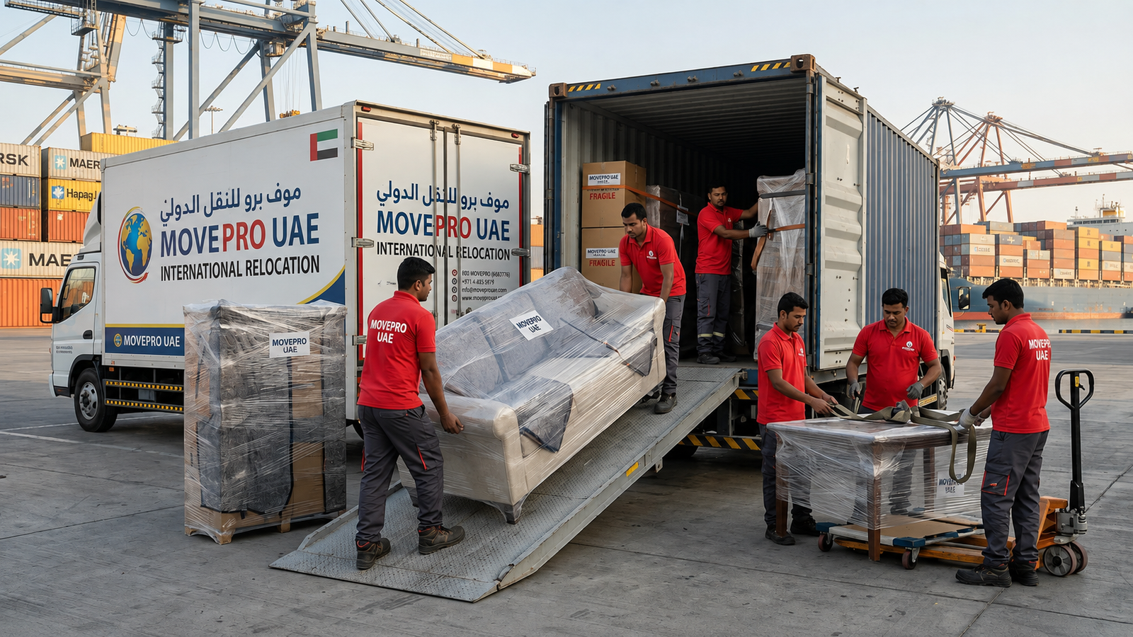 Professional residential moving service by MovePro UAE in Sharjah